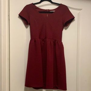 Francescas Maroon Dress